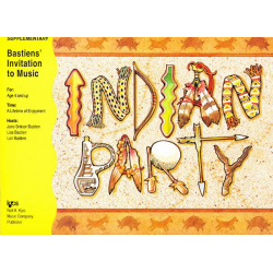 Bastiens Invitation to Music : Piano Party - Indian Party Book C -Jane Smisor Bastien