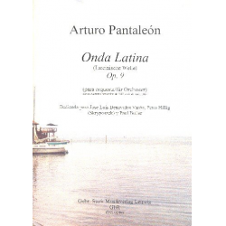 Onda latina op.9 für Orchester - Partitur - Arturo Pantaleón