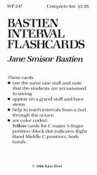 Bastien Interval Flashcards - Jane Smisor Bastien