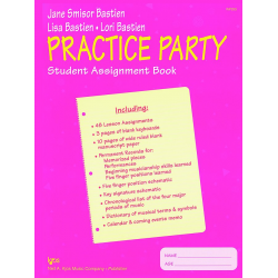 Practice party : student assignment book - Jane Smisor Bastien