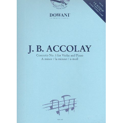 Konzert Nr. 1 für Violine und Klavier in a-moll -Jean Baptiste Accolay