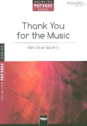 Thank You for the Music : für gem Chor a cappella - Benny Andersson