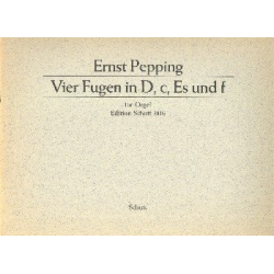 Vier Fugen in D, c, Es und f - Ernst Pepping