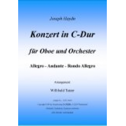 Konzert in C-Dur für Oboe und Orchester -Franz Joseph Haydn / Arr.Willibald Tatzer