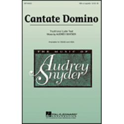 Cantate Domino - SSA A Cappella -Audrey Snyder