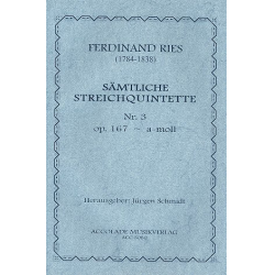 Quintett Nr. 3 A-Moll Op. 167 - Ferdinand Ries