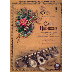 2 Pieces for Flute and Orchestra (+2 CD's) : - Carl Reinecke
