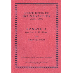 Sonate Ii D-Dur Op. 34, 2 - Joseph Bodin de Boismortier