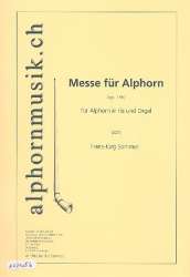 Messe op.136 : für 1-2 Alphörner in Fis -Hans-Jürg Sommer