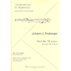 Suite a-Moll Nr.19 für Cembalo : - Johann Jacob Froberger