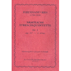Quintett Nr. 1 C-Dur Op. 37 - Ferdinand Ries