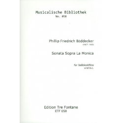 Sonata sopra La Monica : - Philipp Friedrich Böddecker