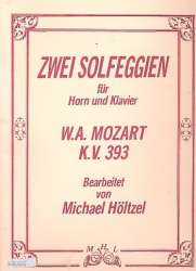 2 Solfeggien KV393 : für Horn und Klavier - Wolfgang Amadeus Mozart