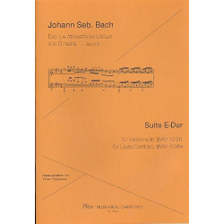 Suite E-Dur BWV1006 (1006a) : - Johann Sebastian Bach