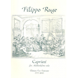 Capricci : für Altblockflöte solo - Filippo Ruge