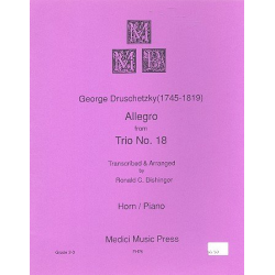 Allegro from Trio no.18 : - Georg Druschetzky