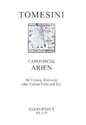 Canonische Arien - Giovanni Paolo Tomesini / Arr. Winfried Michel