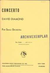 Concerto for small orchestra - David Diamond