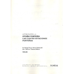 Otoño Porteño : für Violine, Viola und - Astor Piazzolla