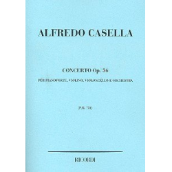 Concerto op.56 : per pianoforte, - Alfredo Casella Lavagnino