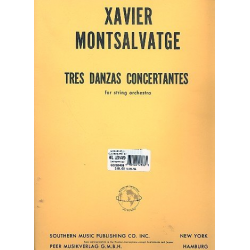 3 danzas concertantes : - Xavier Montsalvatge