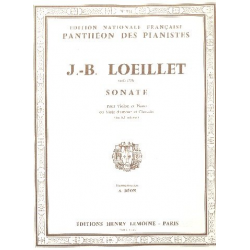 LOEILLET Jean-Baptiste : Sonate en sol min. - Jean Baptiste Loeillet de Gant