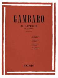 21 capricci per clarinetto - Vincenzo Gambaro / Arr. Alamiro Giampieri