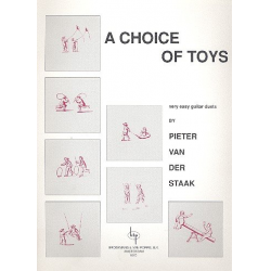 A Choice of Toys : for guitar duets - Pieter van der Staak