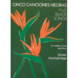 5 Canciones Negras : - Xavier Montsalvatge