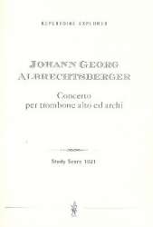 Konzert : für Altposaune und Streichorchester - Johann Georg Albrechtsberger
