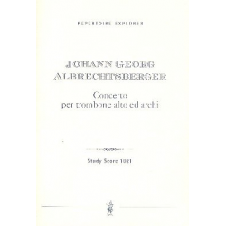 Konzert : für Altposaune und Streichorchester - Johann Georg Albrechtsberger