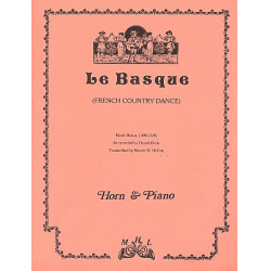 Le basque : for horn and piano - Marin Marais