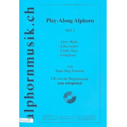 Playalong Band 3 (+CD) : für Alphorn -Hans-Jürg Sommer