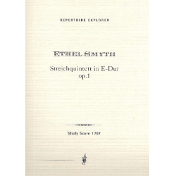 String Quintet in E Major, Op. 1 for two violins, viola and two celli Chamber Music - Ethel Smyth