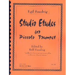 Studio Etudes : for piccolo trumpet - Egil Smedvig