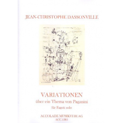 Variationen Über Ein Thema Von Paganini - Jean-Christophe Dassonville