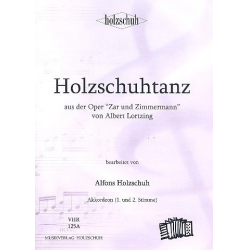 Holzschuhtanz : für Akkordeon - Albert Lortzing