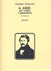 6 arie : per canto e pianoforte - Gaetano Donizetti