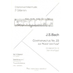 Contrapunctus Nr.23 aus Kunst der Fuge : - Johann Sebastian Bach