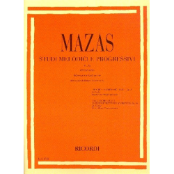 Studi melodici e progressivi Op.36 vol.1 : - Jacques Mazas