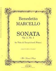 Sonata op.2,1 : for tuba and harpsichord - Benedetto Marcello