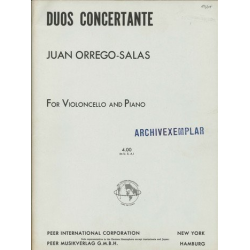 Duos concertante : - Juan Orrego-Salas
