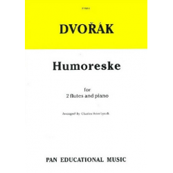 Humoreske : for 2 flutes and piano - Antonin Dvorak