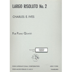 Largo risoluto no.2 : for piano - Charles Edward Ives