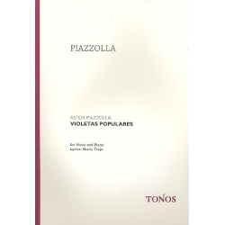 Violetas Populares : für Gesang und Klavier - Astor Piazzolla