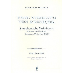 Sinfonische Variationen über das - Emil Nikolaus von Reznicek