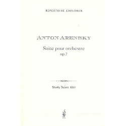 Suite op.7 : für Orchester - Anton Stepanowitsch Arensky