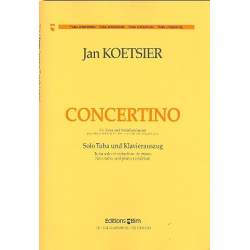 Concertino op.77 für Tuba und Streichorchester (Klavierauszug) - Jan Koetsier
