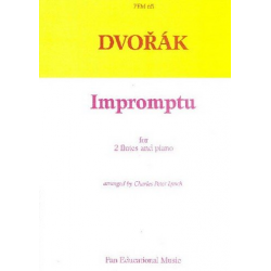 Impromptu : for 2 flutes and piano - Antonin Dvorak