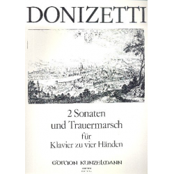 2 Sonaten und Trauermarsch : - Gaetano Donizetti
